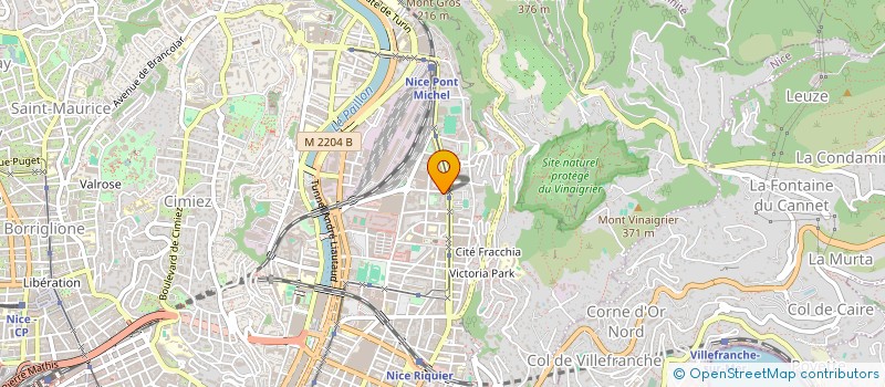 localisation de l'entreprise MADAME DANIELLE MAURIN  NICE