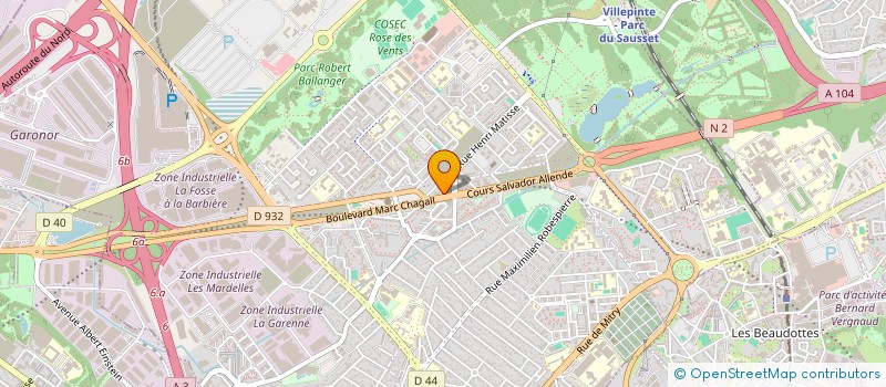 localisation de l'entreprise MADAME DANIELLE MEMMI à AULNAY-SOUS-BOIS