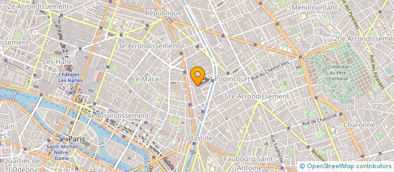 localisation de l'entreprise MADAME DANIELLE MESSAGER  PARIS