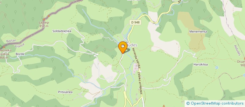 localisation de l'entreprise MADAME DANIELLE MICHELENA  ALDUDES