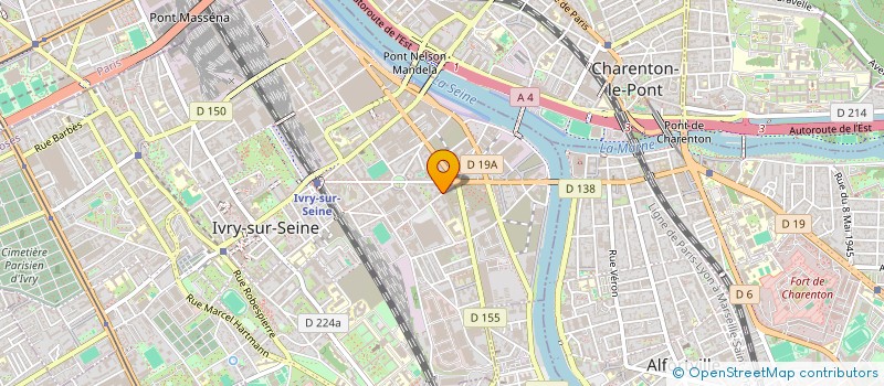 localisation de l'entreprise MADAME DANIELLE MICHELO  IVRY-SUR-SEINE