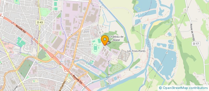 localisation de l'entreprise MADAME DANIELLE MICOUD  ROANNE