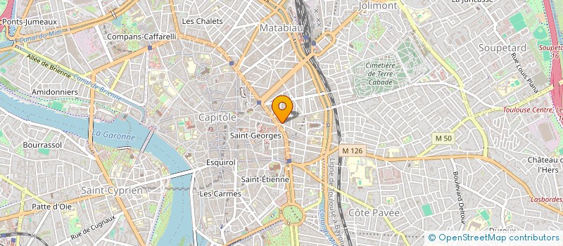 localisation de l'entreprise MADAME DANIELLE MISSEGUE-DELMAS  TOULOUSE