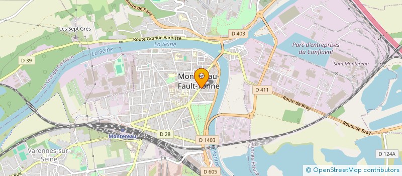 localisation de l'entreprise MADAME DANIELLE MOGUEM FEUSSI  MONTEREAU-FAULT-YONNE