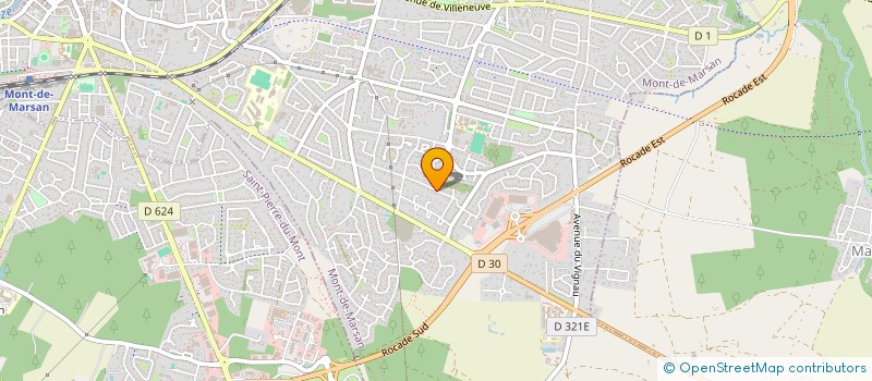 localisation de l'entreprise MADAME DANIELLE MOLL  MONT-DE-MARSAN