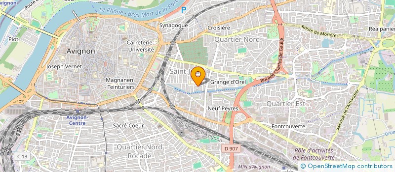 localisation de l'entreprise MADAME DANIELLE MOLUS  AVIGNON