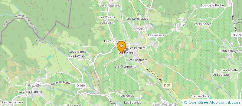 localisation de l'entreprise MADAME DANIELLE MONNET à ROMANECHE-THORINS