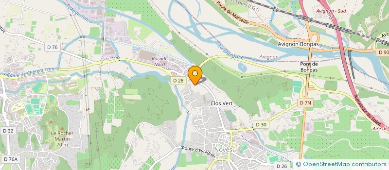 localisation de l'entreprise MADAME DANIELLE MORA  NOVES