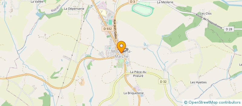 localisation de l'entreprise MADAME DANIELLE MOREL à BONSMOULINS