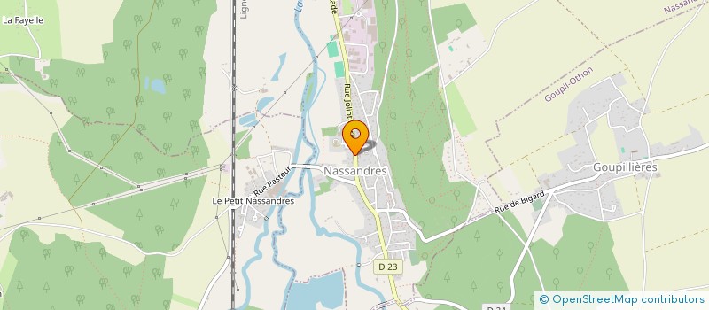 localisation de l'entreprise MADAME DANIELLE MORIN  NASSANDRES SUR RISLE