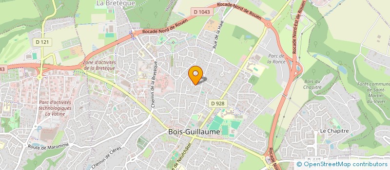 localisation de l'entreprise MADAME DANIELLE MORLET à BOIS GUILLAUME