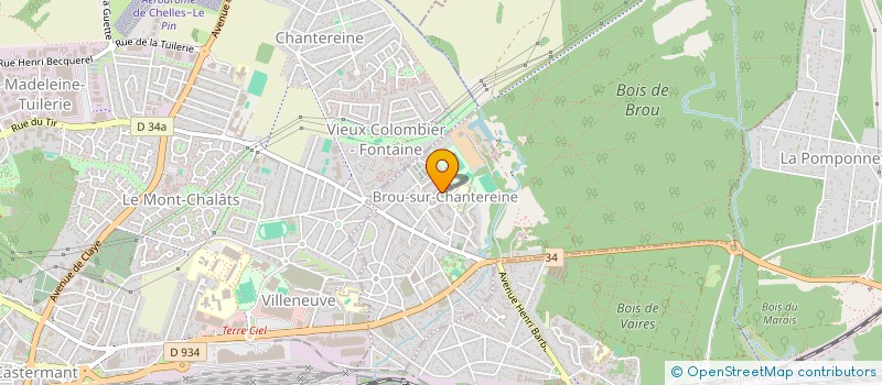 localisation de l'entreprise MADAME DANIELLE MORTREUX à BROU-SUR-CHANTEREINE