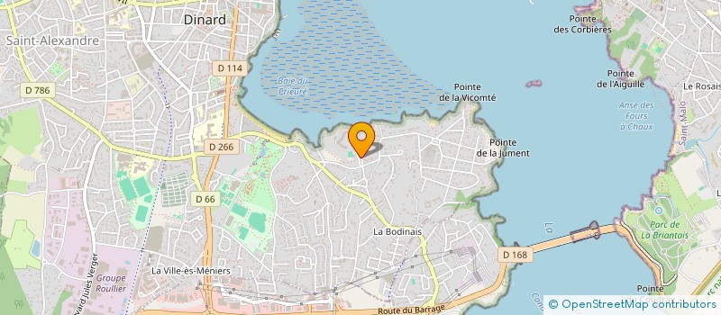 localisation de l'entreprise MADAME DANIELLE MOTEL  DINARD