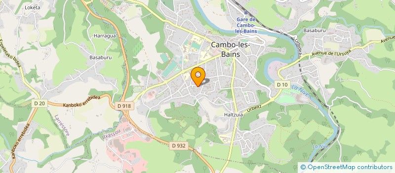 localisation de l'entreprise MADAME DANIELLE MOURLANE à CAMBO-LES-BAINS