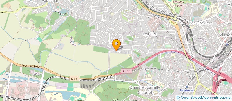 localisation de l'entreprise MADAME DANIELLE NARAS à PALAISEAU