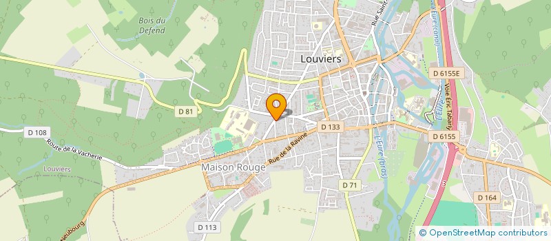 localisation de l'entreprise MADAME DANIELLE NATIER à LOUVIERS