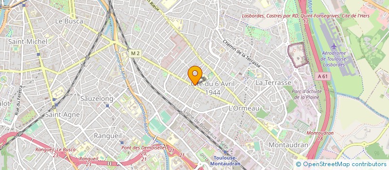 localisation de l'entreprise MADAME DANIELLE NAVARRE à TOULOUSE
