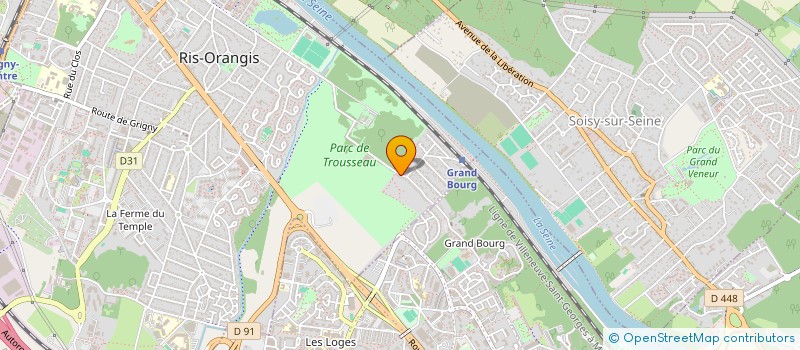 localisation de l'entreprise MADAME DANIELLE NGALAKEN  RIS-ORANGIS