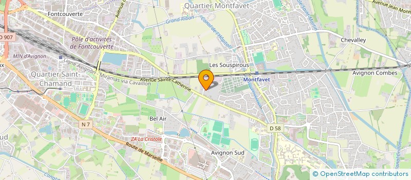 localisation de l'entreprise MADAME DANIELLE NOIR  AVIGNON