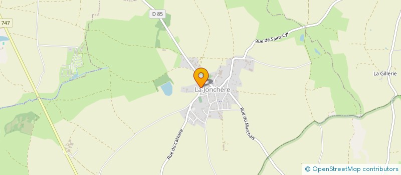 localisation de l'entreprise MADAME DANIELLE ORILIA  LA JONCHERE