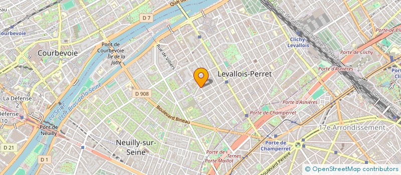 localisation de l'entreprise MADAME DANIELLE OTTE à LEVALLOIS-PERRET