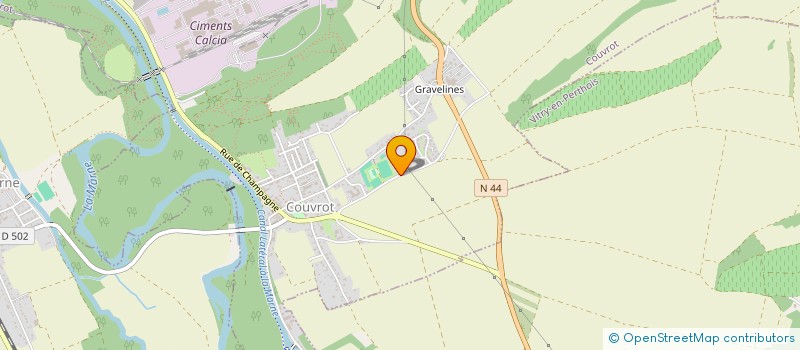 localisation de l'entreprise MADAME DANIELLE PAILLARD  SAINT-LUMIER-EN-CHAMPAGNE