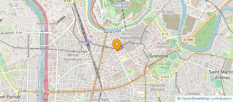 localisation de l'entreprise MADAME DANIELLE PAILLER  GRENOBLE