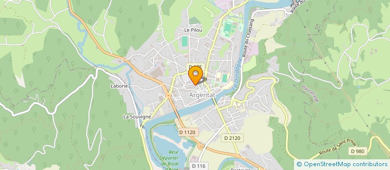 localisation de l'entreprise MADAME DANIELLE PAPON à ARGENTAT-SUR-DORDOGNE