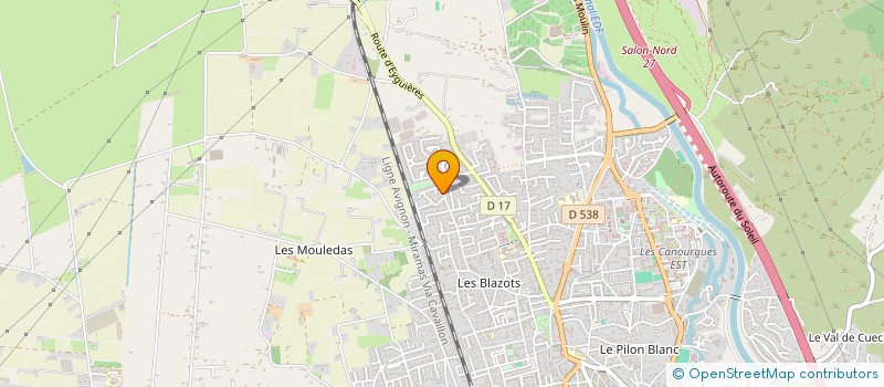 localisation de l'entreprise MADAME DANIELLE PAPOT  SALON-DE-PROVENCE