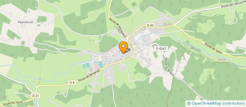 localisation de l'entreprise MADAME DANIELLE PARRO  VERGT