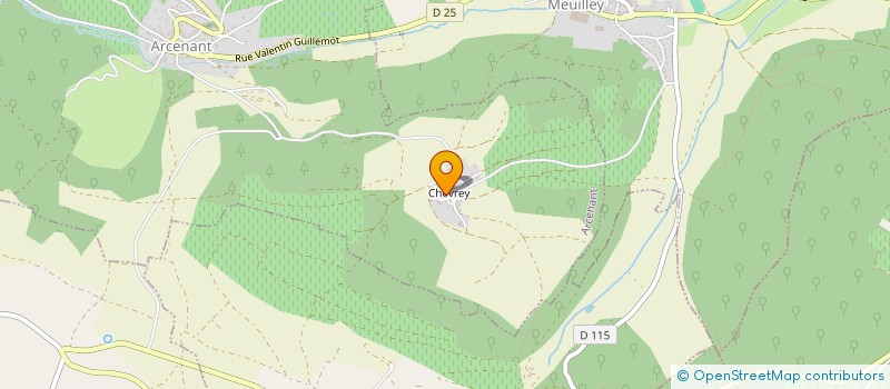 localisation de l'entreprise MADAME DANIELLE PASTEUR  ARCENANT