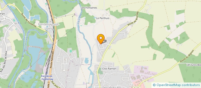 localisation de l'entreprise MADAME DANIELLE PAULARD à FERRIERES-EN-GATINAIS