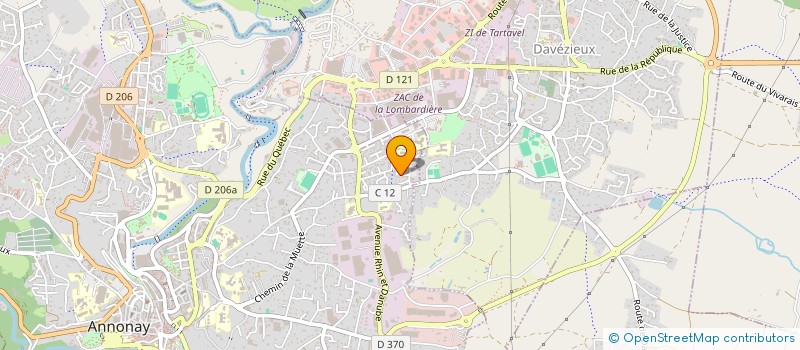 localisation de l'entreprise MADAME DANIELLE PAYET  ANNONAY