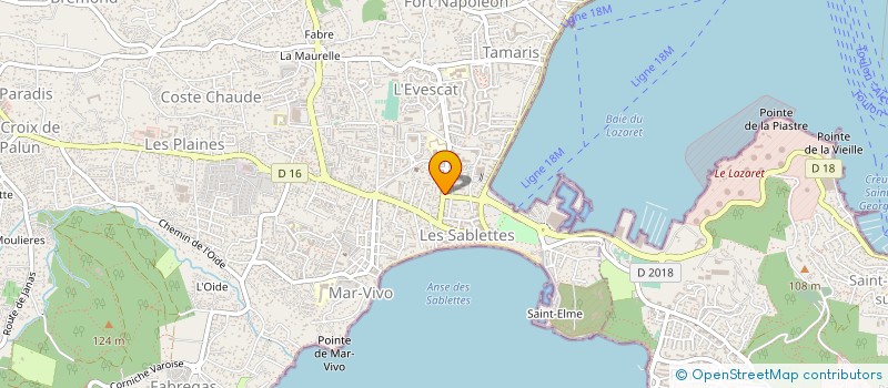 localisation de l'entreprise MADAME DANIELLE PELISSIER  LA SEYNE-SUR-MER