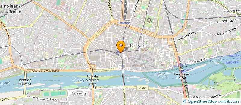 localisation de l'entreprise MADAME DANIELLE PELLETIER à ORLEANS