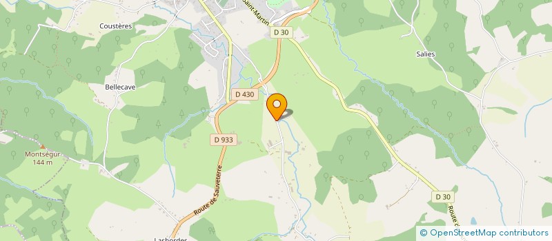 localisation de l'entreprise MADAME DANIELLE PELOUS à SALIES-DE-BEARN