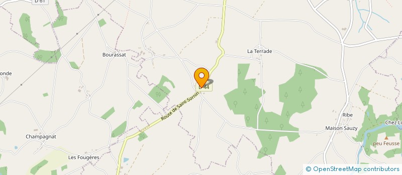 localisation de l'entreprise MADAME DANIELLE PERICHARD à SAINT-HILAIRE-LA-TREILLE