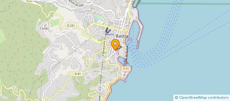 localisation de l'entreprise MADAME DANIELLE PERIN à BASTIA