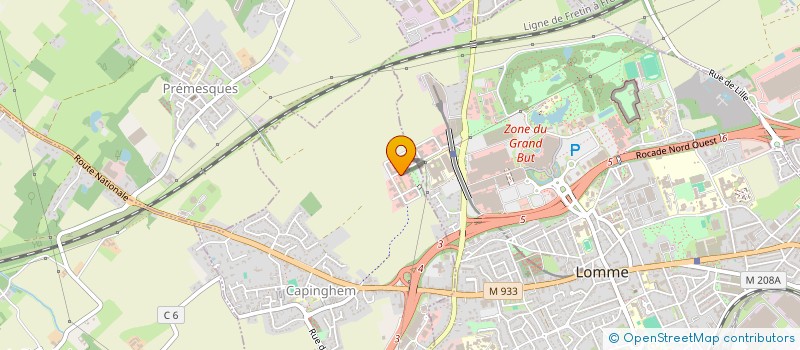 localisation de l'entreprise MADAME DANIELLE PETER BIKE  CAPINGHEM