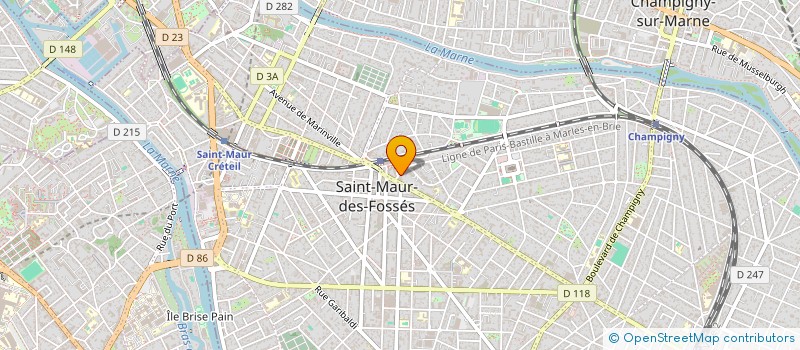 localisation de l'entreprise MADAME DANIELLE PETIT à SAINT-MAUR-DES-FOSSES