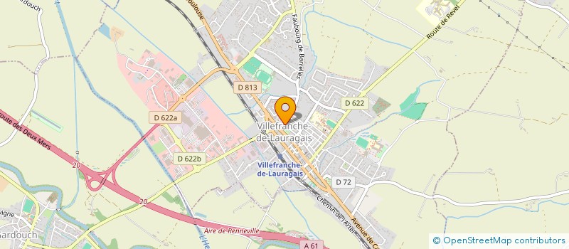 localisation de l'entreprise MADAME DANIELLE PICQ  VILLEFRANCHE-DE-LAURAGAIS