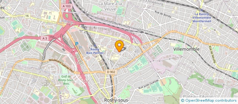 localisation de l'entreprise MADAME DANIELLE PINEL FEREOL à ROSNY-SOUS-BOIS