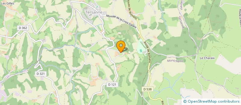 localisation de l'entreprise MADAME DANIELLE PIPET  TERSANNE