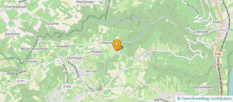 localisation de l'entreprise MADAME DANIELLE PLASSON  CHARNAS