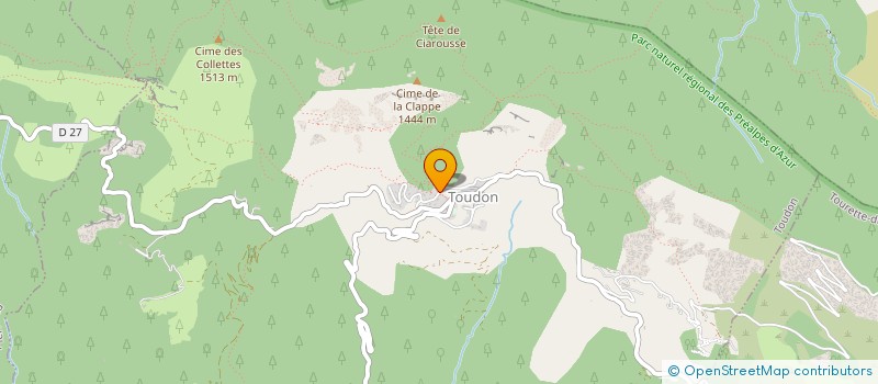 localisation de l'entreprise MADAME DANIELLE POIX  TOUDON