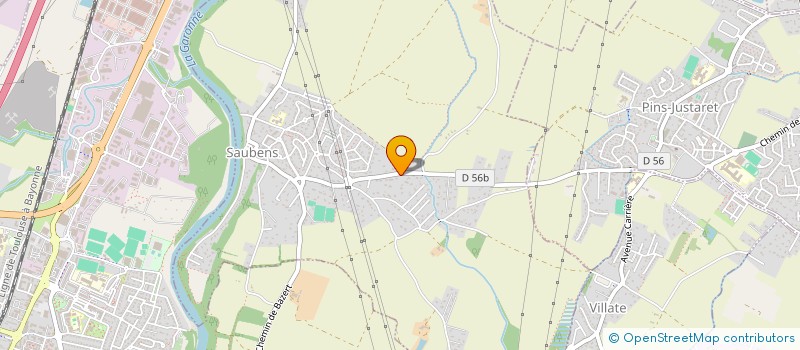 localisation de l'entreprise MADAME DANIELLE PONS  SAUBENS