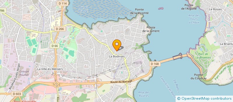 localisation de l'entreprise MADAME DANIELLE POTHAIN  DINARD