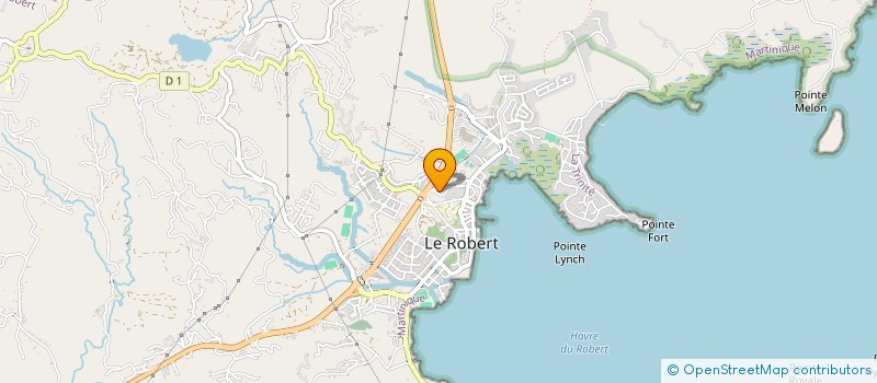 localisation de l'entreprise MADAME DANIELLE POTIRON  LE ROBERT