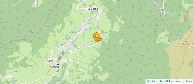 localisation de l'entreprise MADAME DANIELLE POUCHOT-ROUGE-BOULIN  THEYS