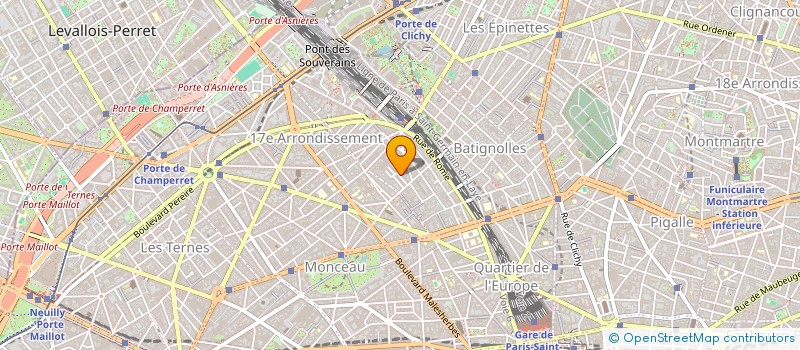 localisation de l'entreprise MADAME DANIELLE PRADERE  PARIS